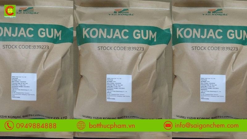 Mua Konjac Gum chất lượng tại Bột Thực Phẩm